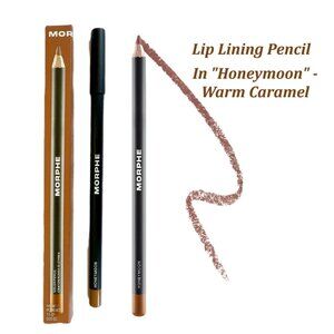 Morphe Honeymoon Color Lip Eye Pencil Warm Caramel Brown Creamy Long Lasting